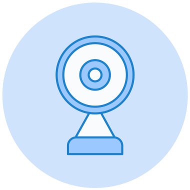 Web kamerası. Web simgesi basit illüstrasyon