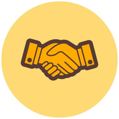 El sıkışma simgesi, basit tasarım vektör çizimi