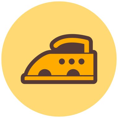 Demir simgesi, vektör illüstrasyonu basit tasarım