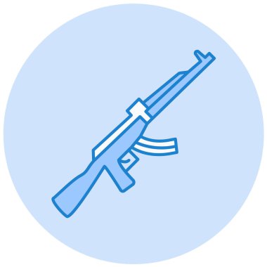 Silah. Web simgesi basit illüstrasyon