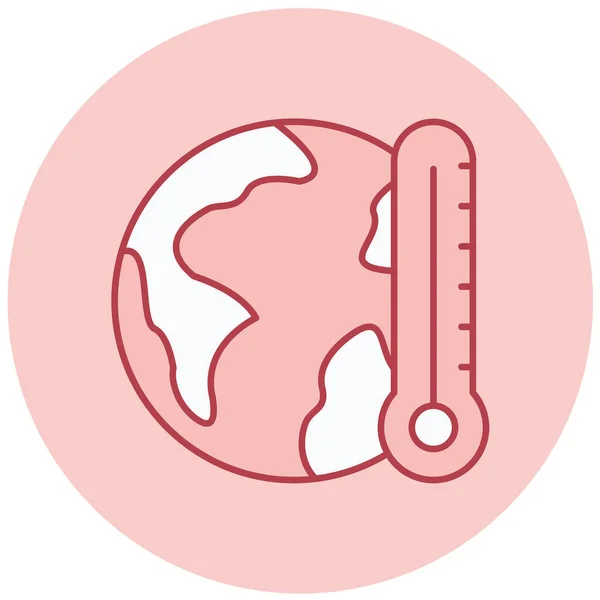 温度と技術のアイコンのベクトル図 — ストックベクタ
