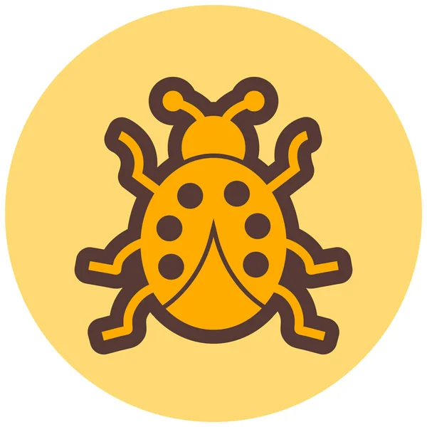 Insecto Icono Web Ilustración Simple — Archivo Imágenes Vectoriales