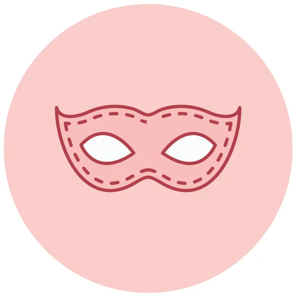 Masque Illustration Vectorielle Icône Web — Image vectorielle