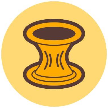 Güzel bir simgenin vektör illüstrasyonu