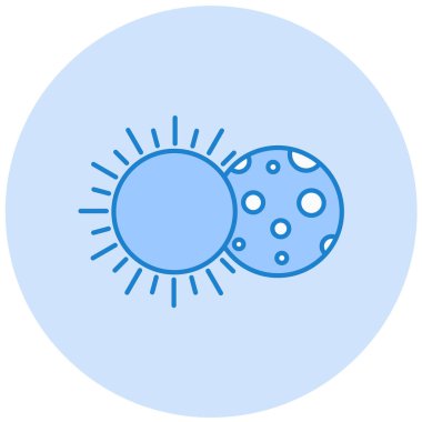 Güneş. Web simgesi basit illüstrasyon