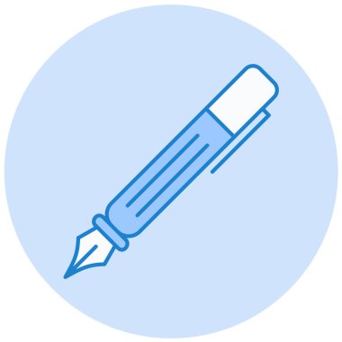 kalem vektör simgesi modern basit illüstrasyon