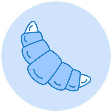 Ay çöreği. Web simgesi basit illüstrasyon