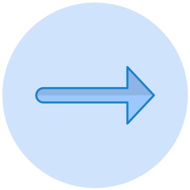 Ok. Web simgesi basit illüstrasyon