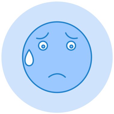 yüz simgesi, vektör illüstrasyonu