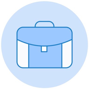 Çanta. Web simgesi basit illüstrasyon