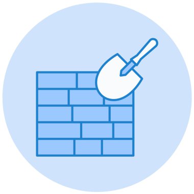 Web, mobil ve bilgi grafikleri için inşaat araçları simgesi. vektör illüstrasyonu