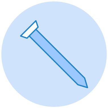 Bir tırnak simgesinin vektör illüstrasyonu