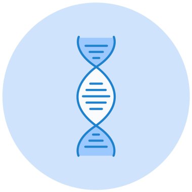 DNA simgesi vektör illüstrasyonu