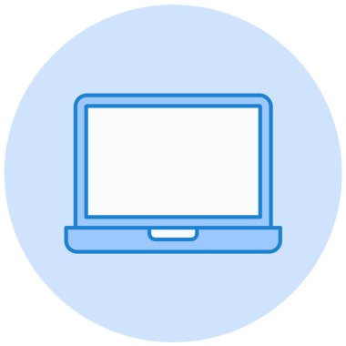 Bilgisayar. Web simgesi basit illüstrasyon