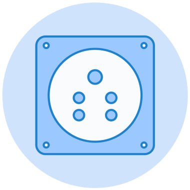 Çip. Web simgesi basit illüstrasyon