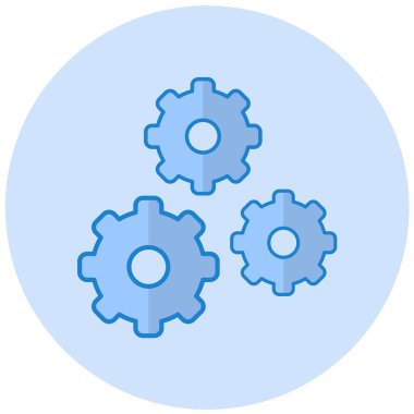 Teçhizat Web simgesi basit illüstrasyon