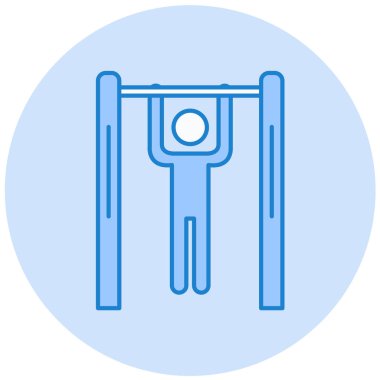 Bir spor simgesinin vektör illüstrasyonu