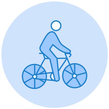 bisiklet ikonu vektör illüstrasyonu