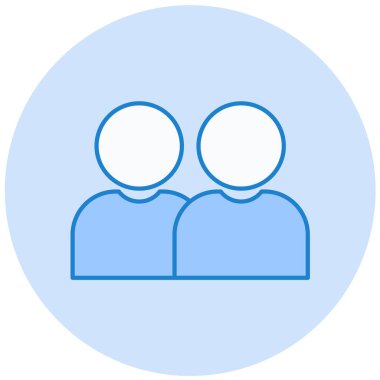 kullanıcı. Web simgesi basit illüstrasyon