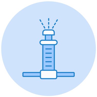 Sulama. Web simgesi basit illüstrasyon