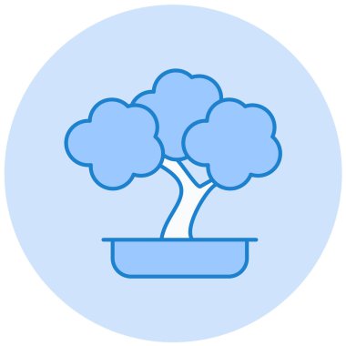 Ağaç. Web simgesi basit tasarım