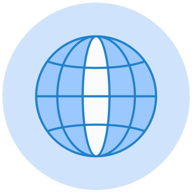 küresel ağ. Basit resimleme