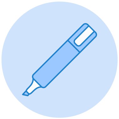 Kalem. Web simgesi basit illüstrasyon