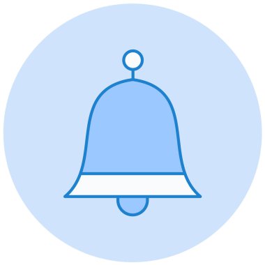 Zil. Web simgesi basit illüstrasyon