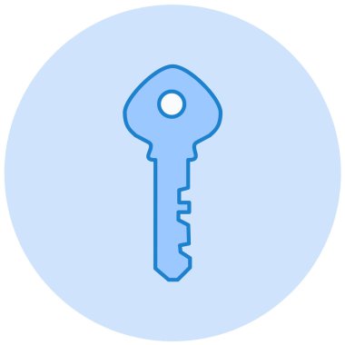 Anahtar. Web simgesi basit illüstrasyon