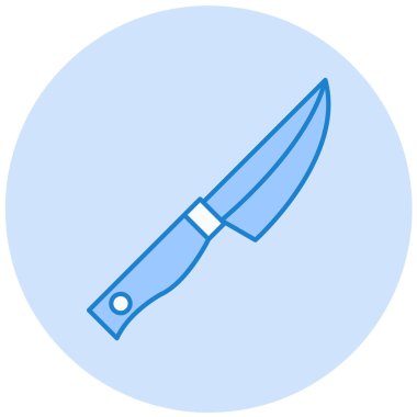 Bıçak. Web simgesi basit tasarım