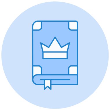 Kitap. Web simgesi vektör illüstrasyonu