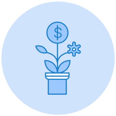 Para için. Web simgesi basit tasarım