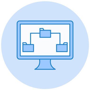 seo modern simgesinin vektör illüstrasyonu