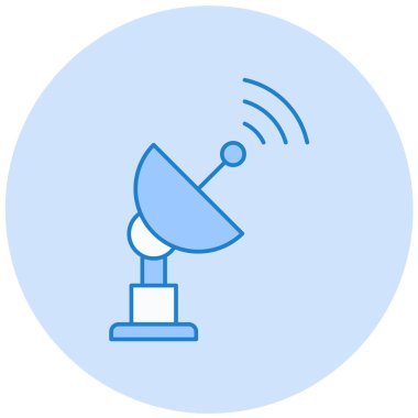 Uydu anteni. Web simgesi