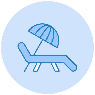 Beyaz arkaplanda izole edilmiş koltuk vektörü simgesi