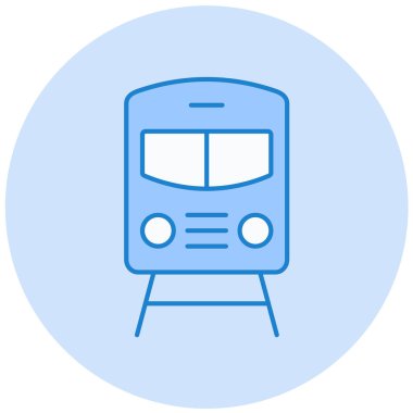 tren simgesi vektör illüstrasyonu