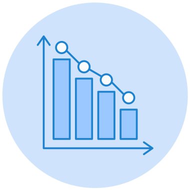 büyüme grafiği vektör illüstrasyonu