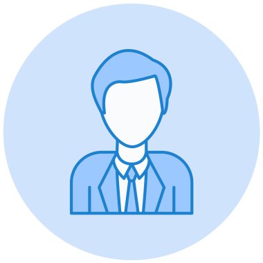 avatar. Web simgesi basit illüstrasyon