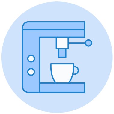 Kahve makinesi. Web simgesi