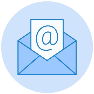 E- posta simgesi vektör illüstrasyonu