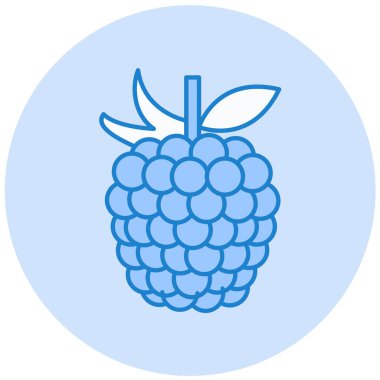 Üzüm. Web simgesi basit illüstrasyon