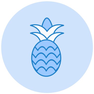 ananas vektör simgesi