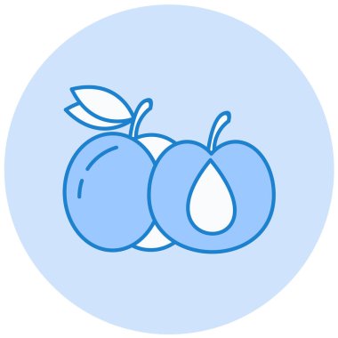 meyve simgesinin vektör illüstrasyonu