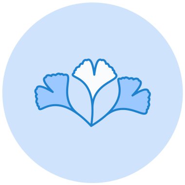 Çiçek. Web simgesi basit illüstrasyon