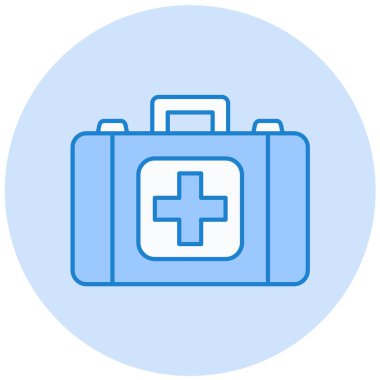 ilk yardım kiti vektör çizim