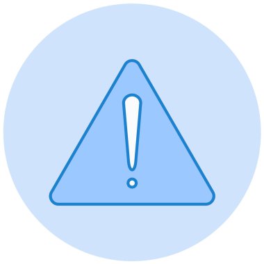 Moda biçimi izole edilmiş arkaplanda ünlem simgesi simgesi