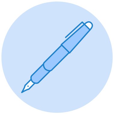 Kalem. Web simgesi basit illüstrasyon