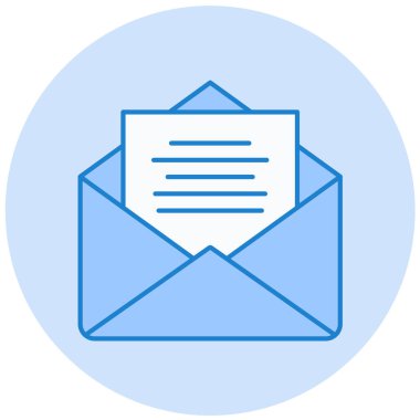 E- posta simgesi vektör illüstrasyonu