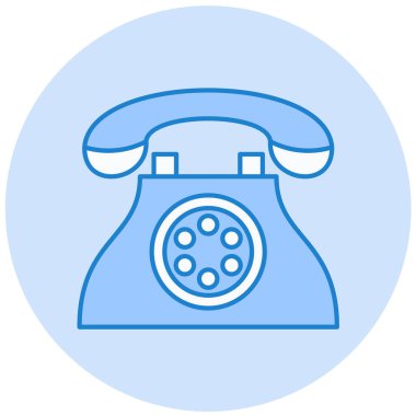 - Telefon. Web simgesi basit illüstrasyon