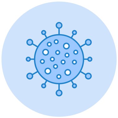 Virüs. Web simgesi basit tasarım